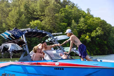 people in a boat